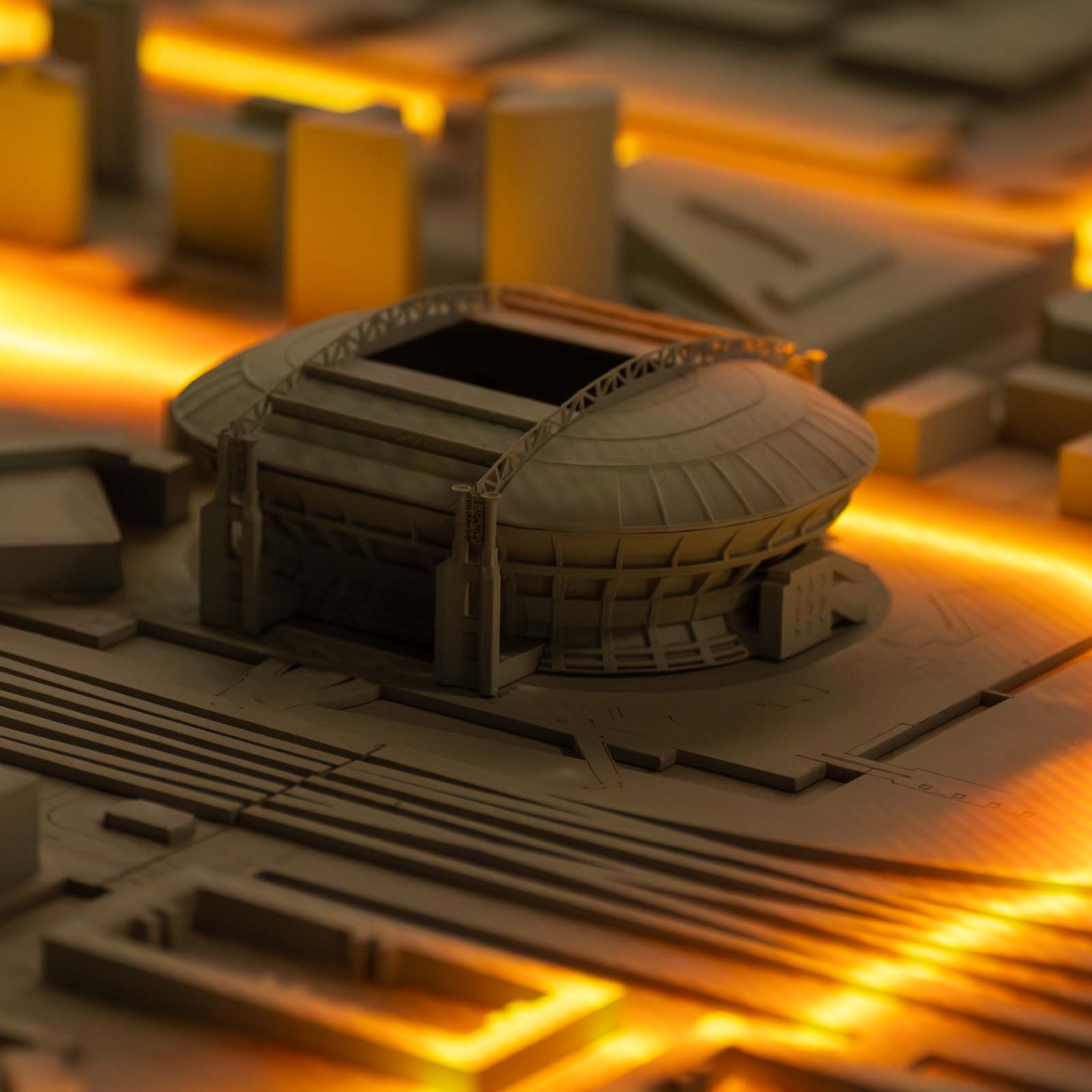 Maquette van de complete stad